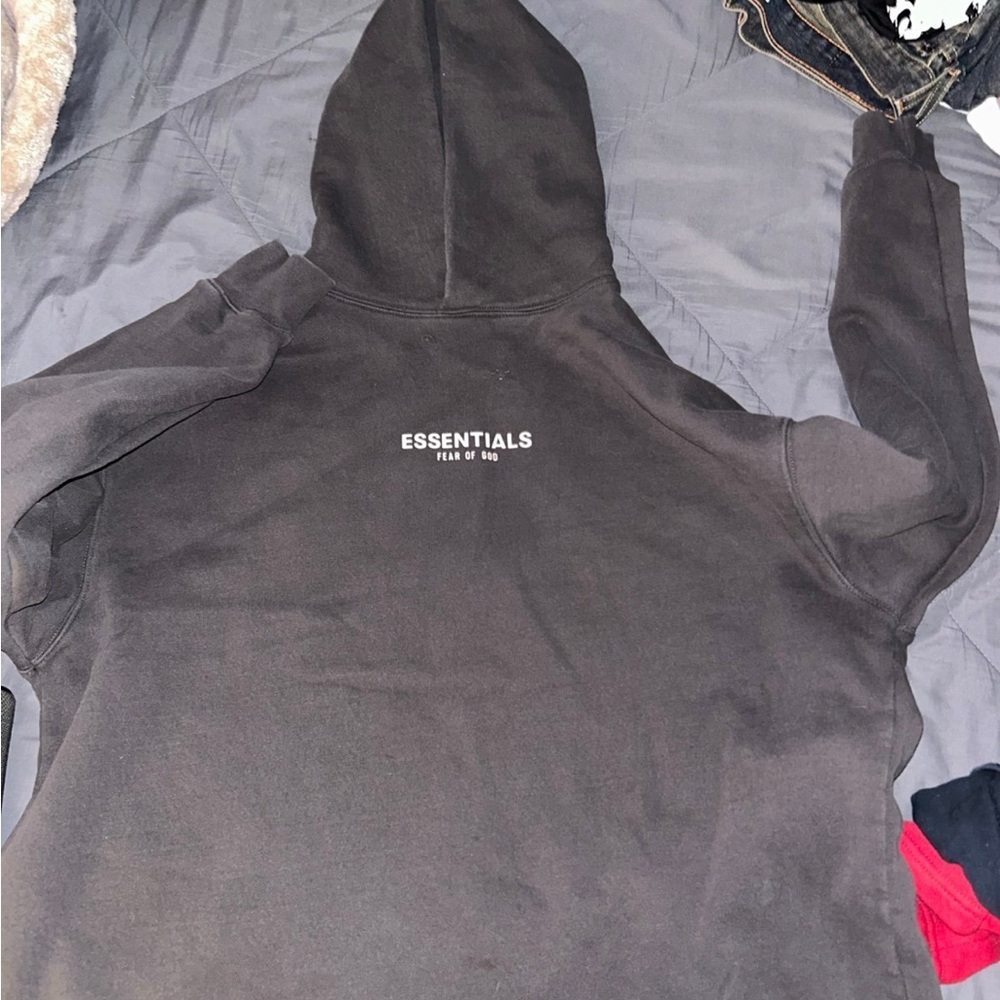 Fear of God Essentials hoodie (HAS SMALL RIP)
